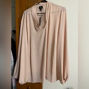 Shear long sleeve top sz 3x